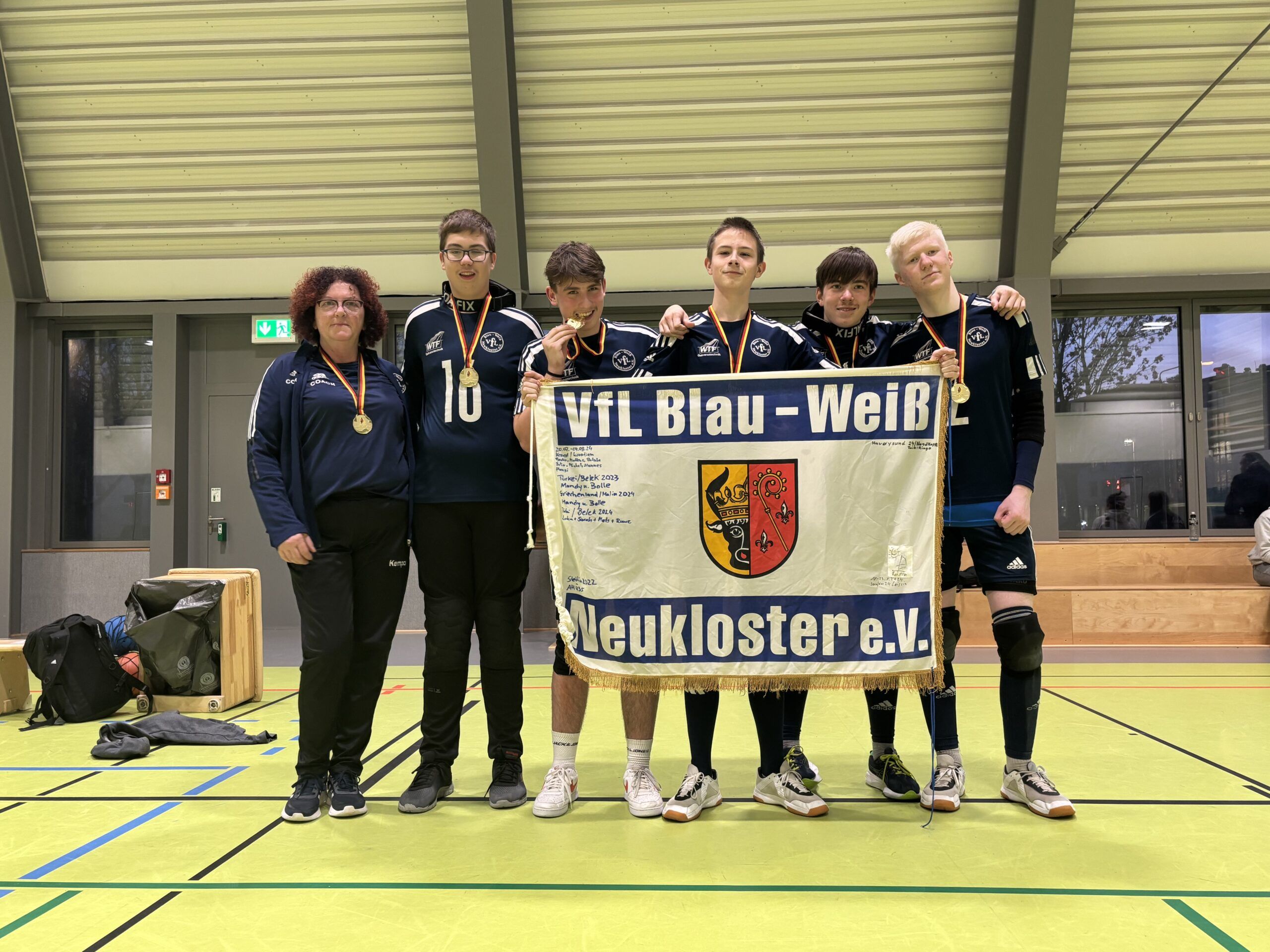 Ein spannendes Finale in der 3. Goalball Bundesliga – Der VfL Blau-Weiß Neukloster steigt in die 2. Liga auf
