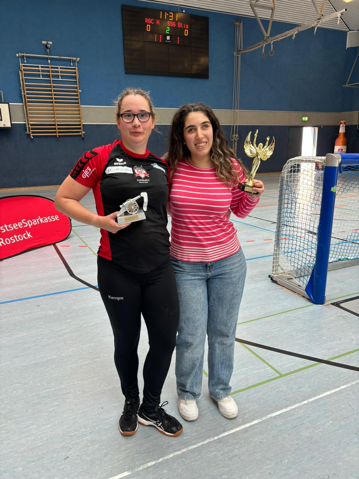Annkathrin Denker als Top Scorer und Rauan Mardnli als MVO